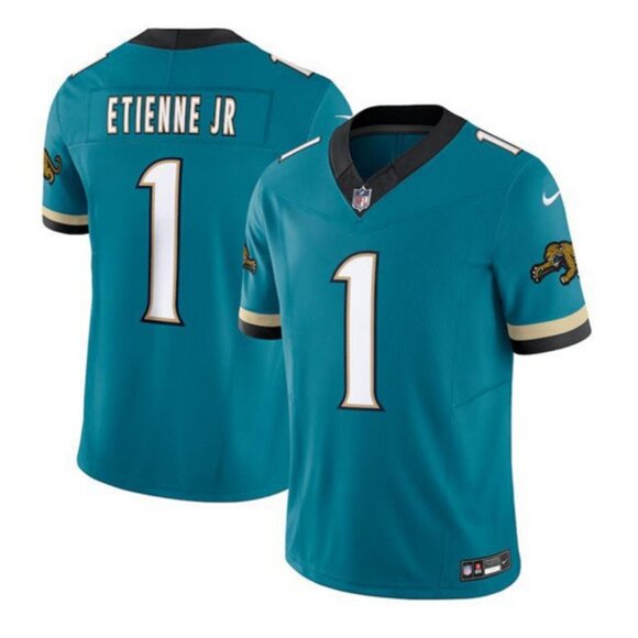 Mens Youths Kids Womens 1 Travis Etienne Jr Jersey TealProwler Throwback Limit